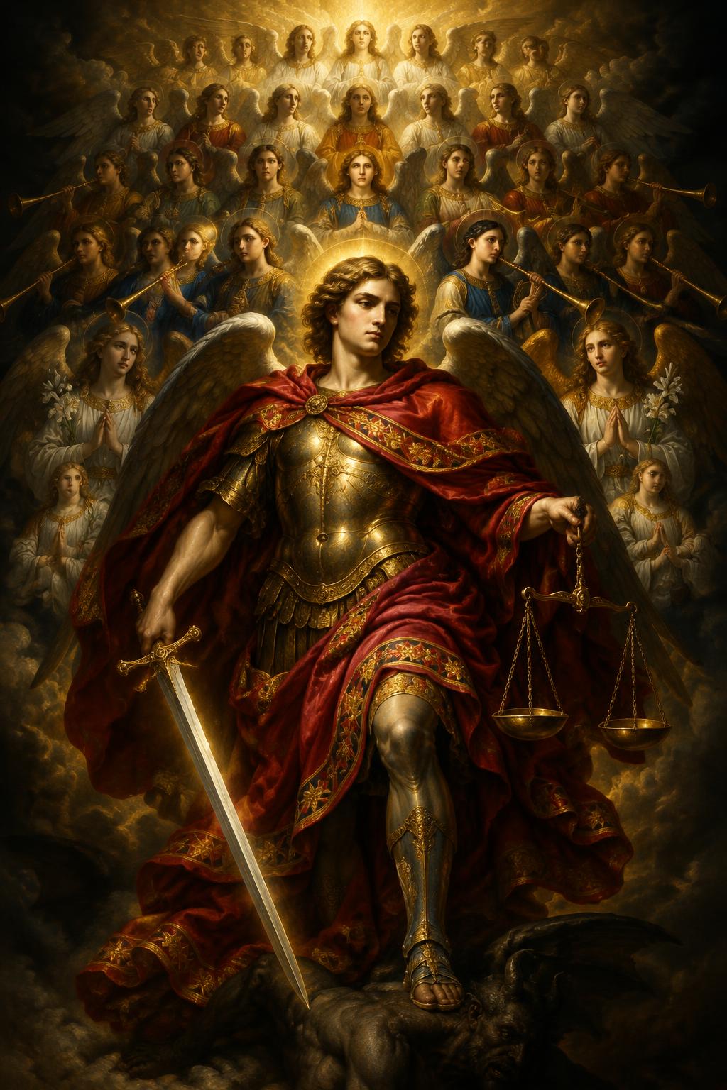 Chaplet of St. Michael — The Nine Choirs of Angels